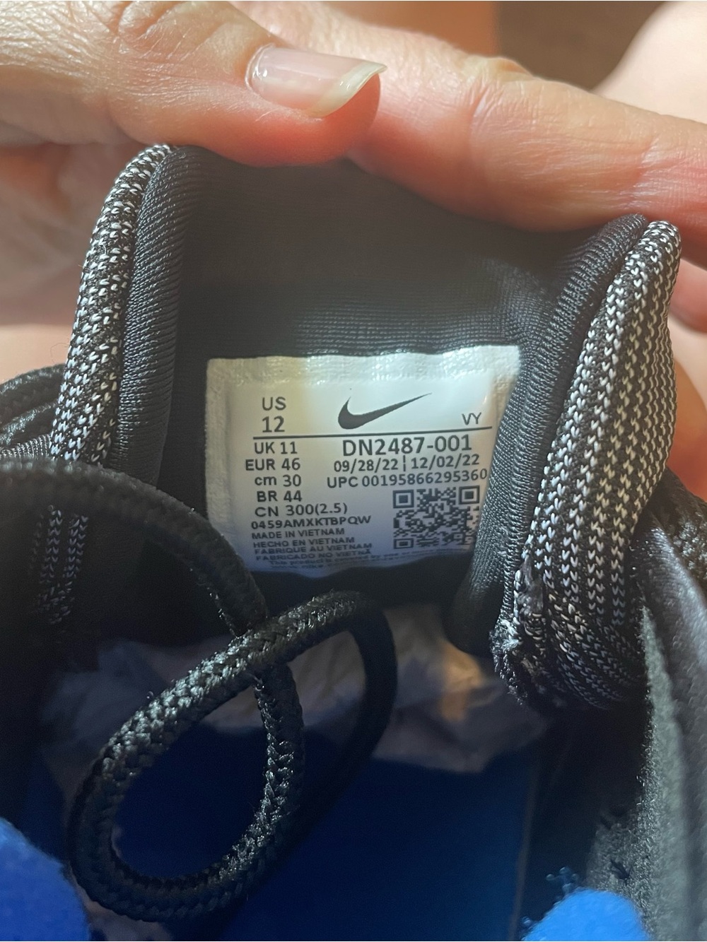 Nike Air Max Penny 1 Orlando Mid Top (2022) Black Varsity Royal 12 - Picture 9 of 9